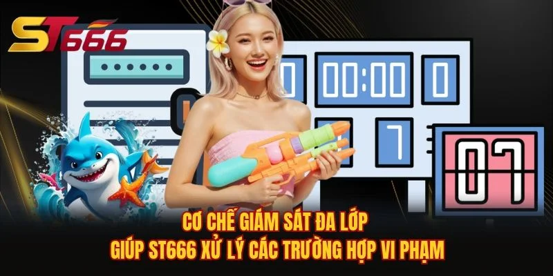 Cơ chế giám sát đa lớp giúp ST666 xử lý các trường hợp vi phạm 