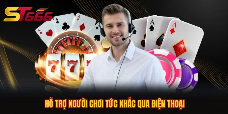 Hỗ trợ người chơi tức khắc qua điện thoại Hỗ trợ người chơi tức khắc qua điện thoại